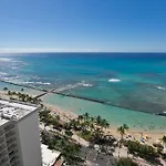High Floor Luxury Oceanfront At Waikiki Beach Tower