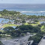 Ala Moana Hotel 24Th Fl R0 Ocean View 2 Double Beds