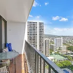 Elevated Condo With Diamond Head & Ocean Views, Steps From Waikiki Beach