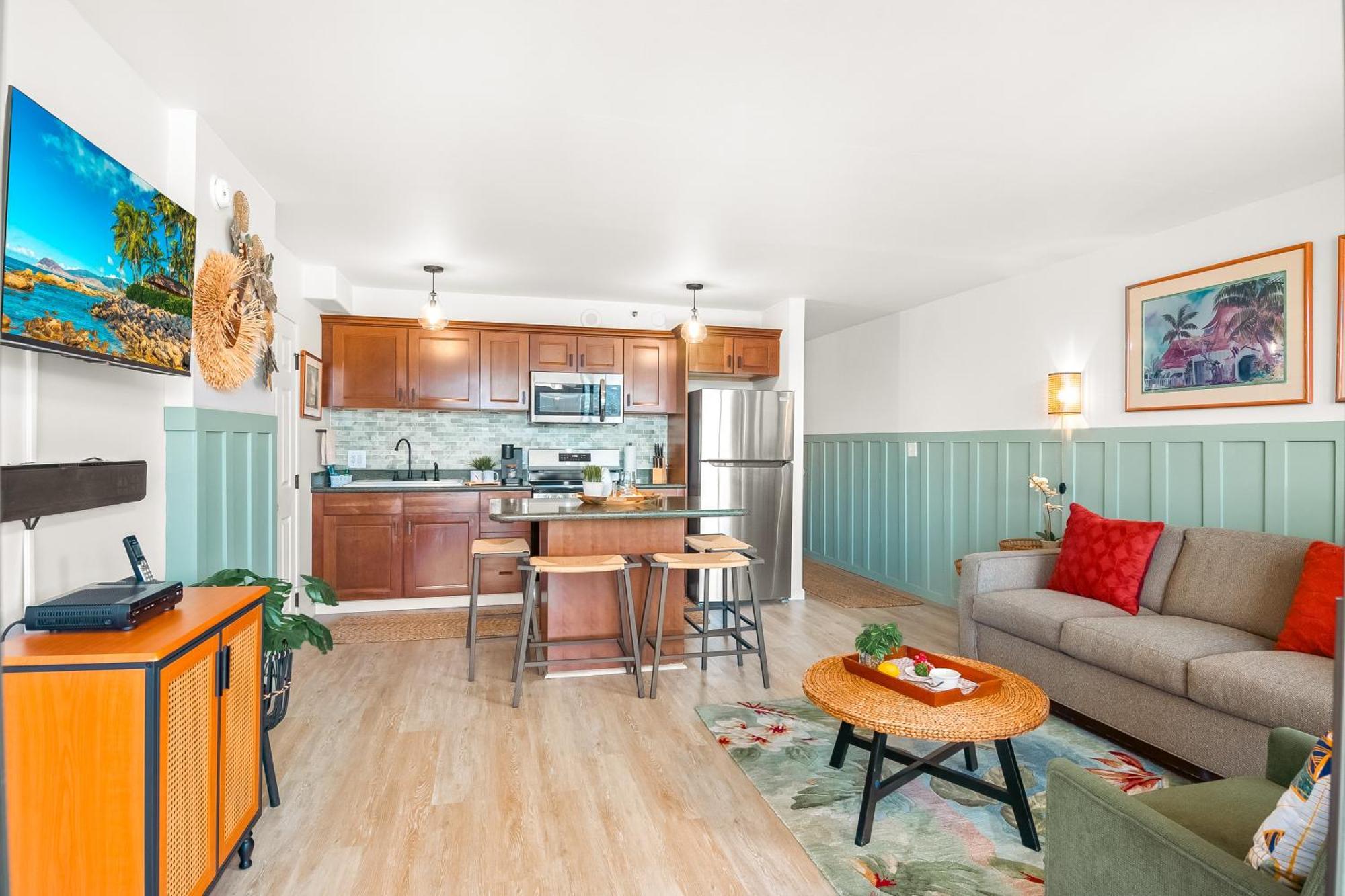 Mountain View W/ King-size Bed, Free Parking Apartment Honolulu