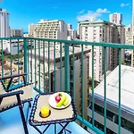 Aloha Vibes Await! Stylish Condo At Aloha Surf - Mountain And City Views