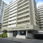 Renovated Private Kuhio Village 708A Studio - 2 Min Walk 2 The Beach!