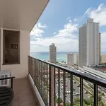 Block To Beach! Waikiki Banyan 21St Floor Deluxe Ocean View