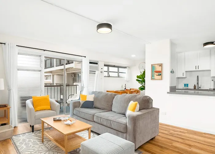 2Br-2Ba Close To Waikiki Beach With Free Parking!