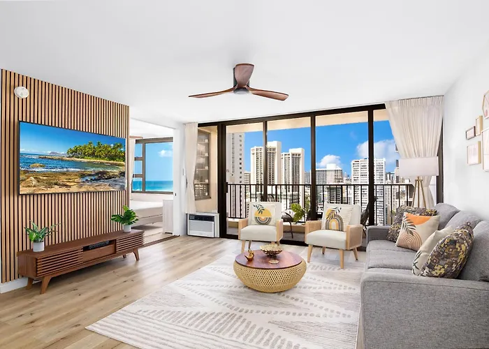 Waikiki Banyan Fabulous Ocean View Condo With Free Parking