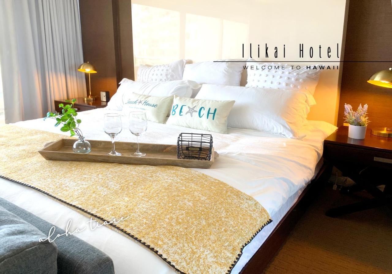 H Ocean View Waikiki Luxury Ilikai Free Parking Apartment