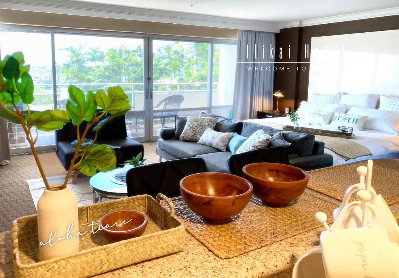 Apartment H Ocean View Waikiki Luxury Ilikai Free Parking *