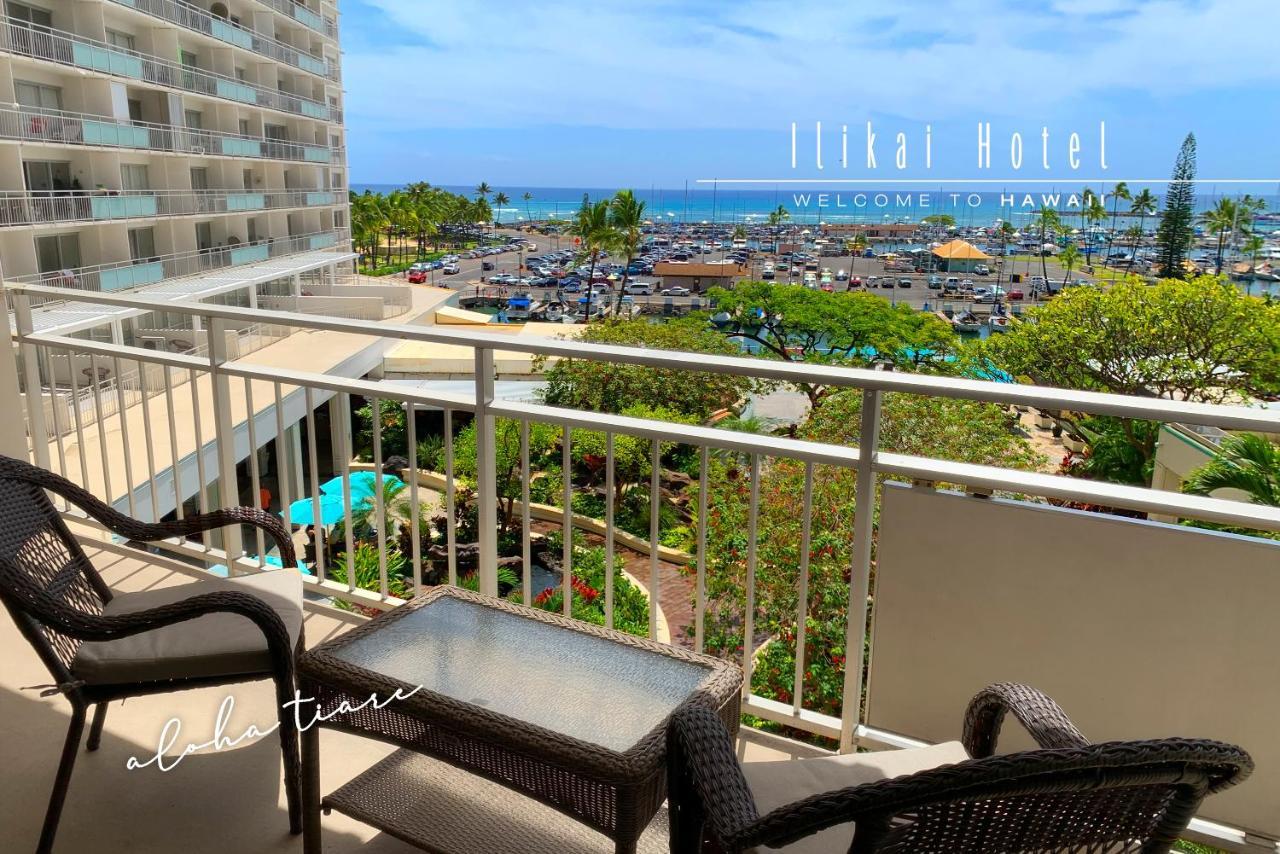 H Ocean View Waikiki Luxury Ilikai Free Parking Apartment