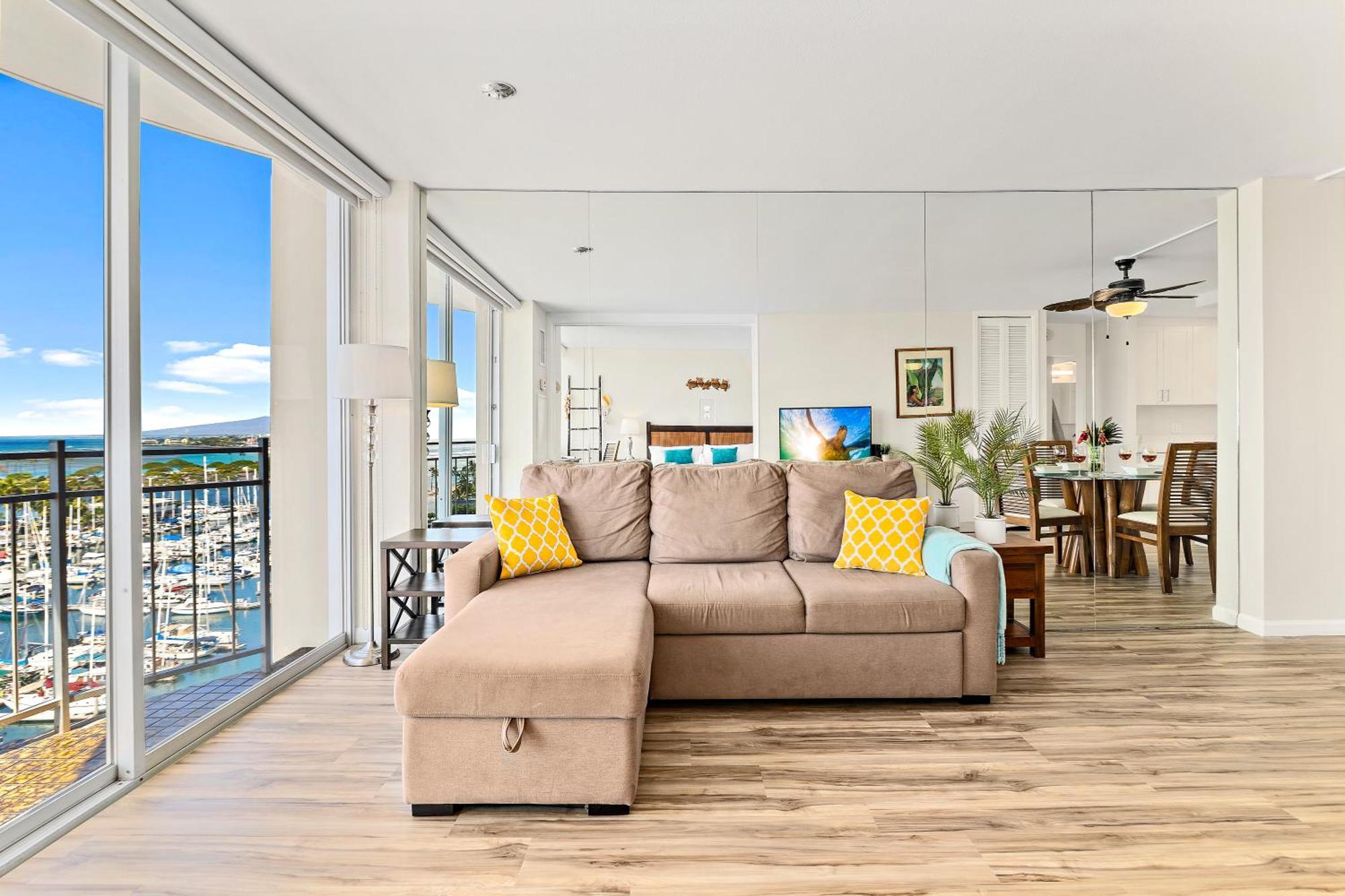 Apartment Stunning 1br Ocean View At Ilikai Marina *