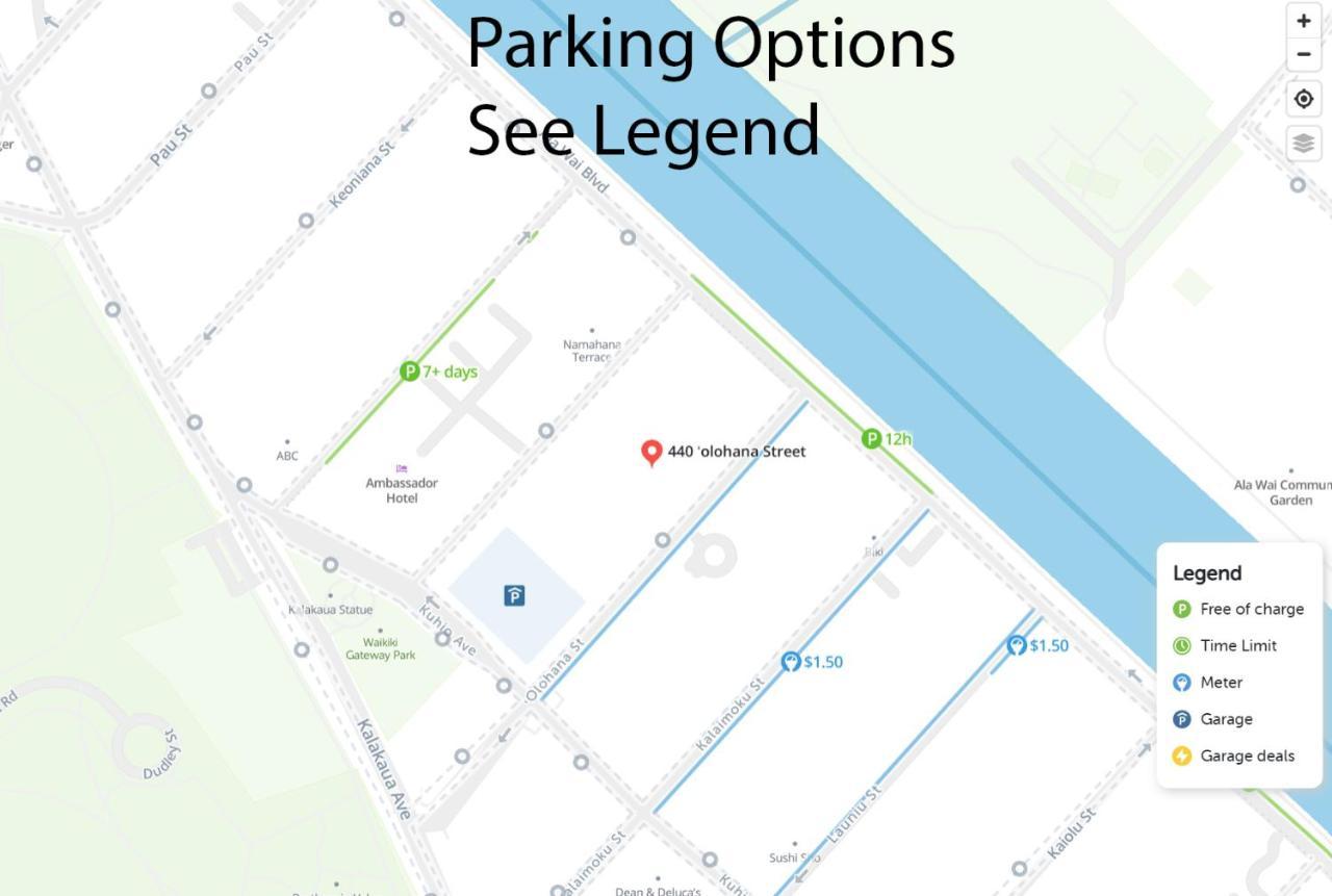 S&n Lux Suite-free Parking-king Bed-kitchen-wifi Honolulu