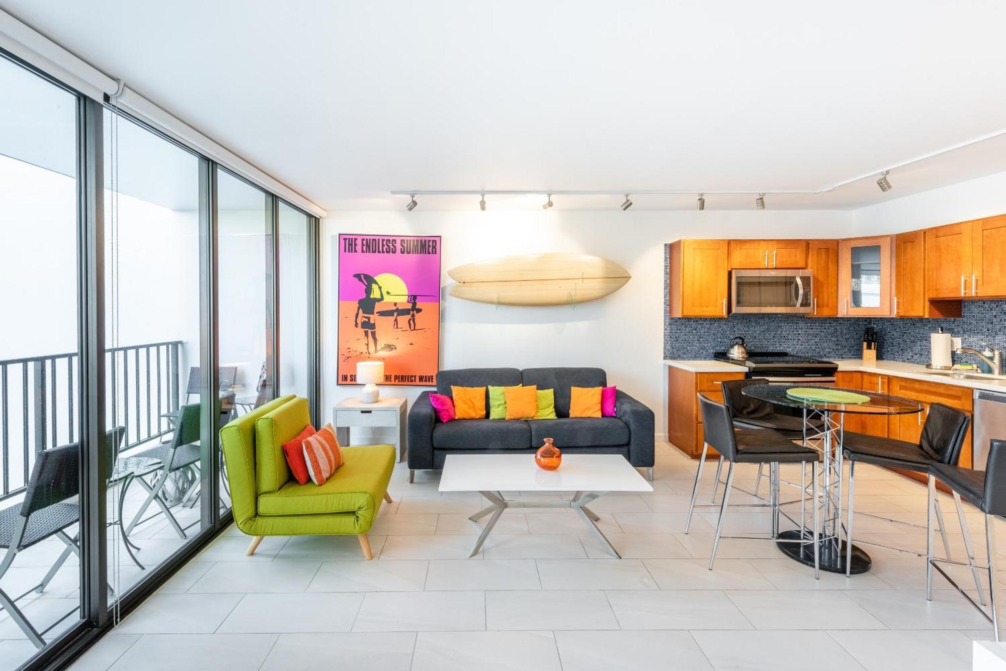 7th Floor Garden View In Walking Distance To Waikiki Apartment