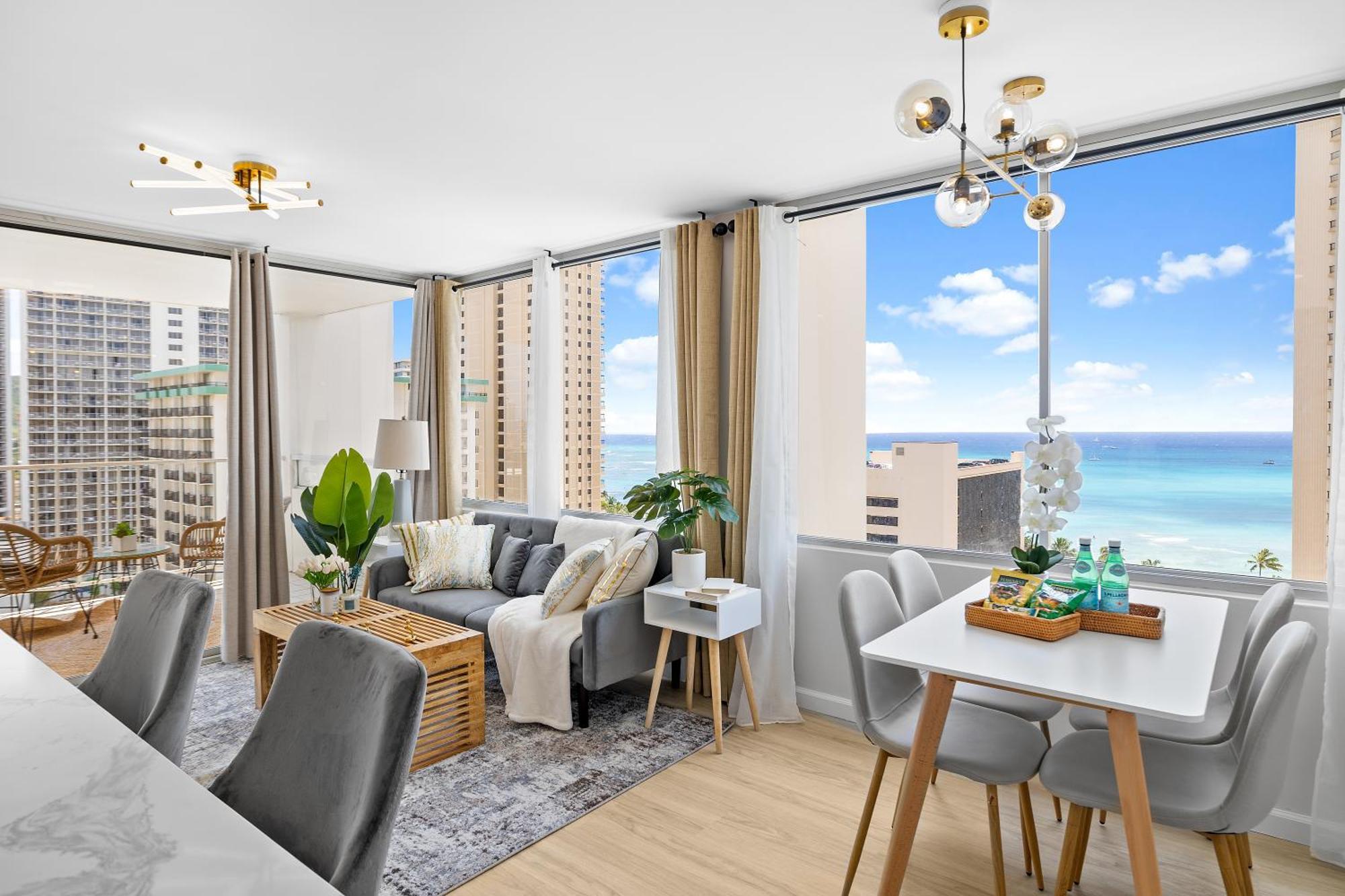 Stylish 1-br With Breathtaking Ocean Views Honolulu