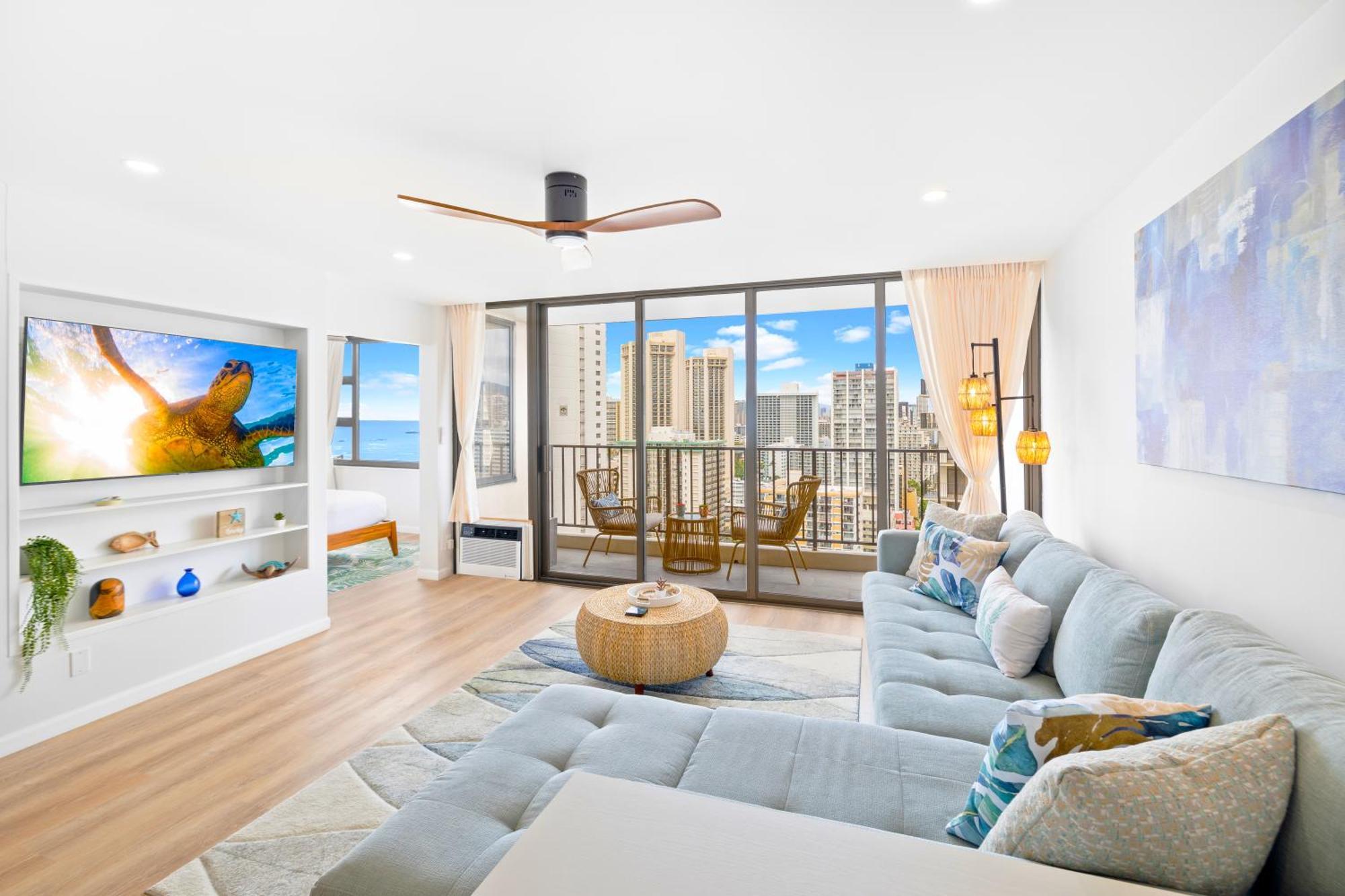 Beautiful Ocean View Condo, Near With Free Parking * Honolulu