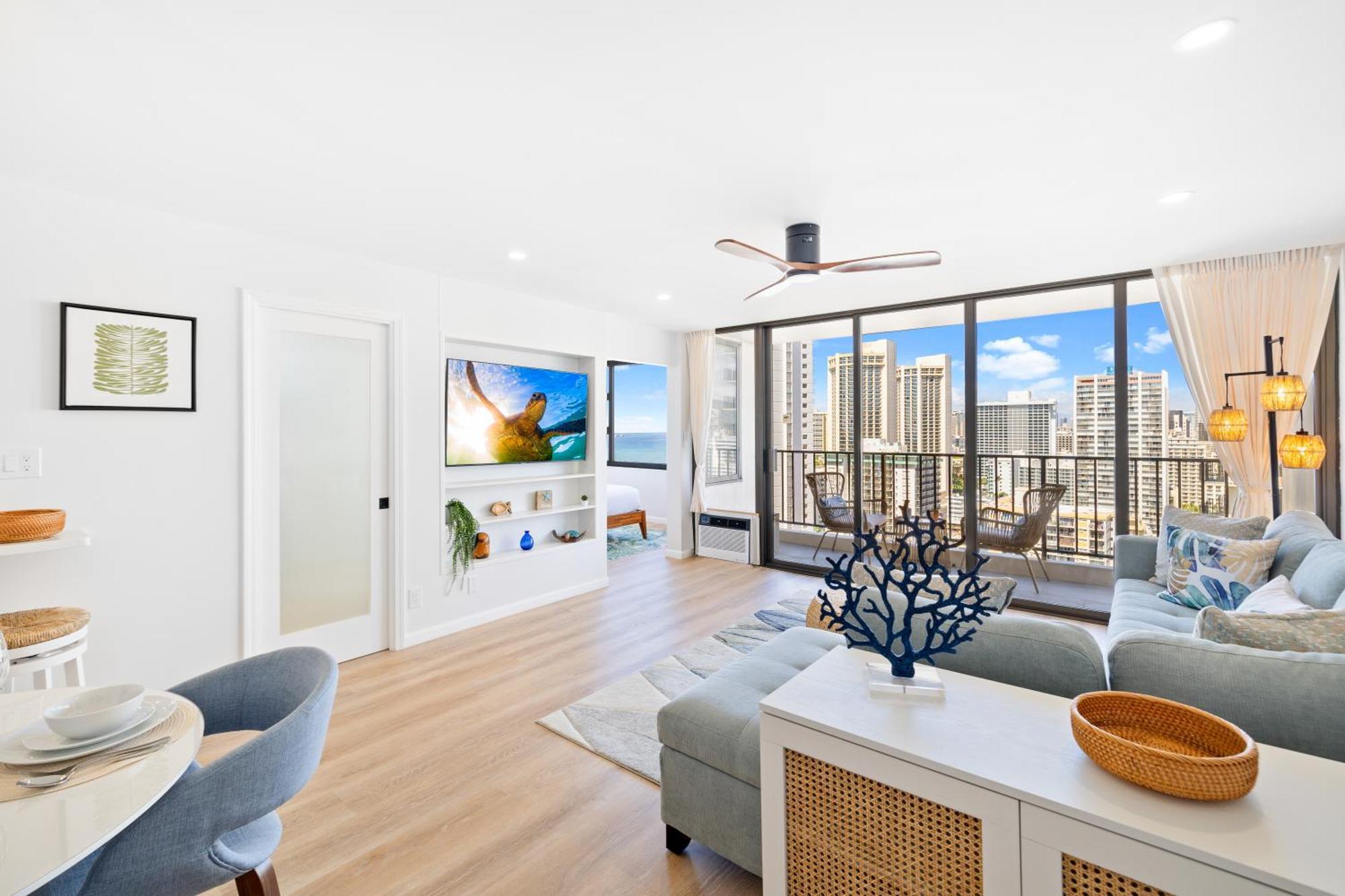 Beautiful Ocean View Condo, Near With Free Parking * Honolulu