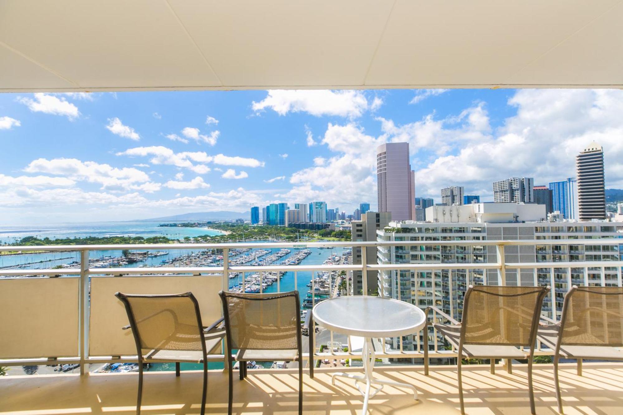 Ilikai Tower 1841 Yacht Harbor View 1br *