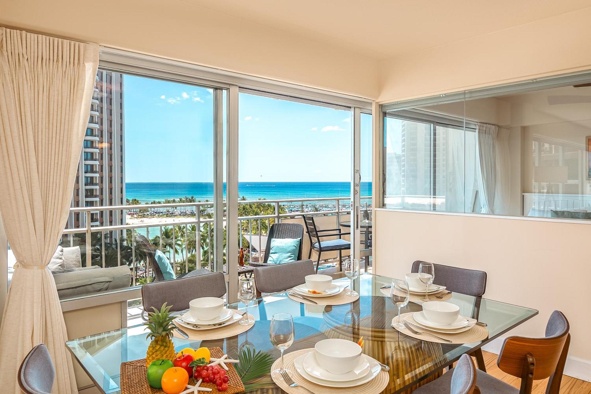 Upscale 2br & 2ba Ocean View In Waikiki With Parking! *