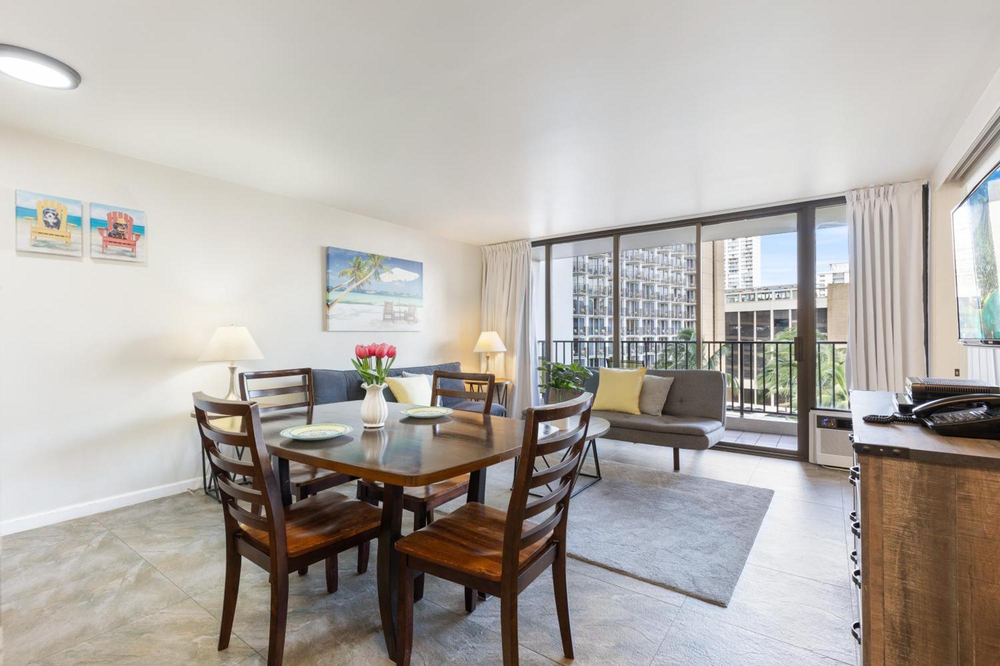 Apartment Light & Airy 8th Floor Ocean View With Lanai