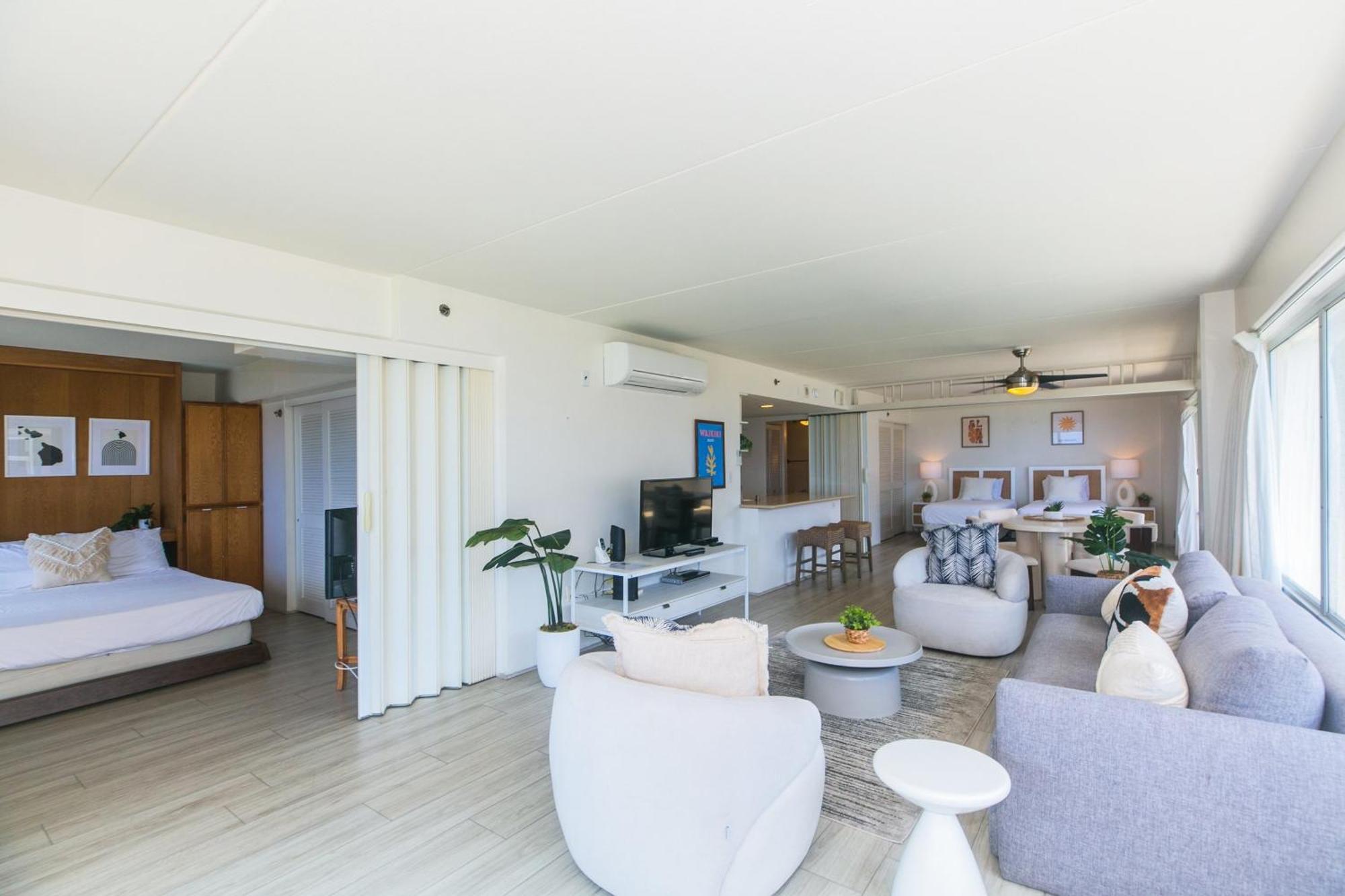 Two Bedroom Overlooking Ala Wai Boat Harbor Apartment Honolulu
