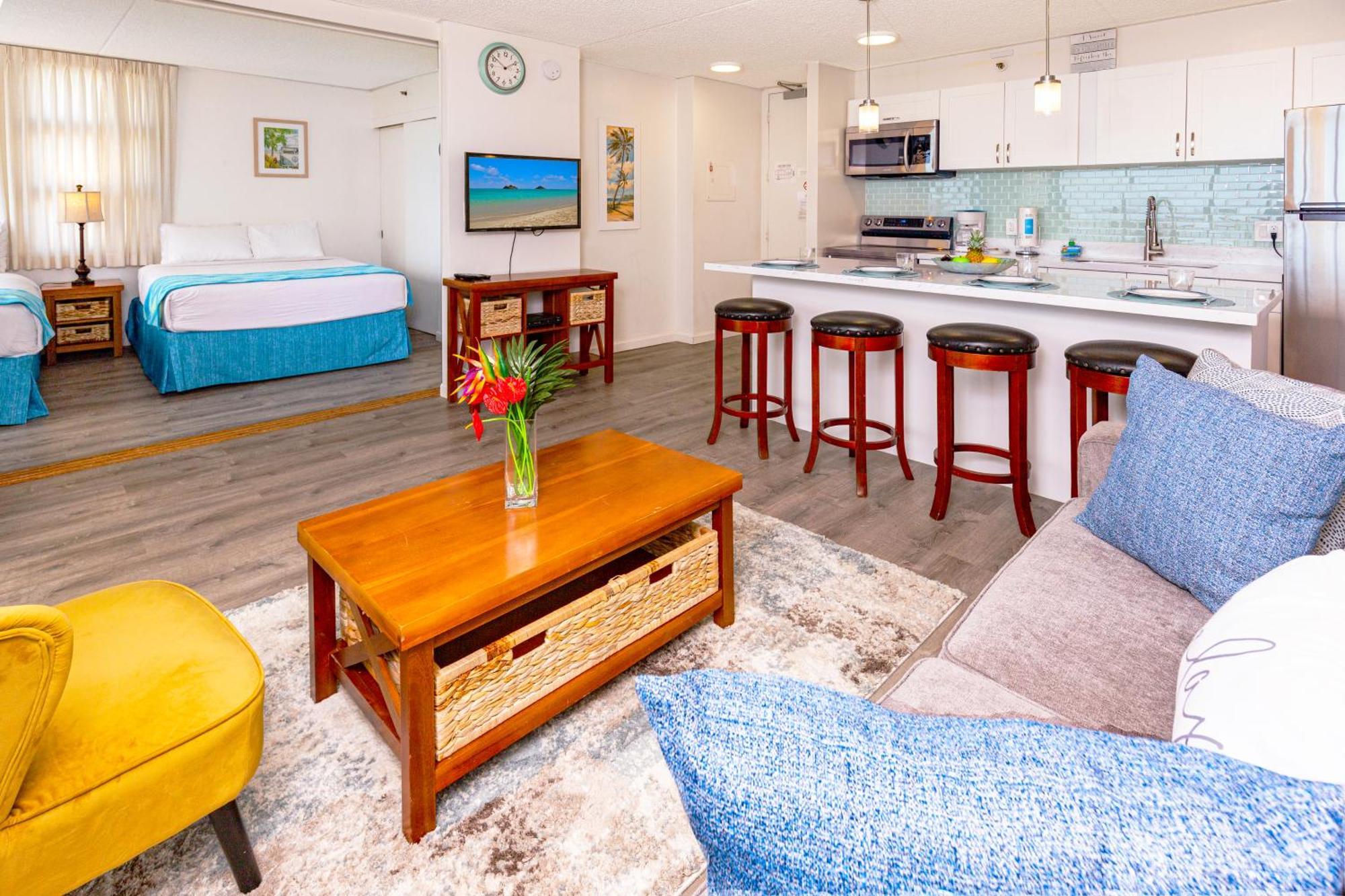 Renovated Ocean View Suite, Near Beach, Free Parking Honolulu