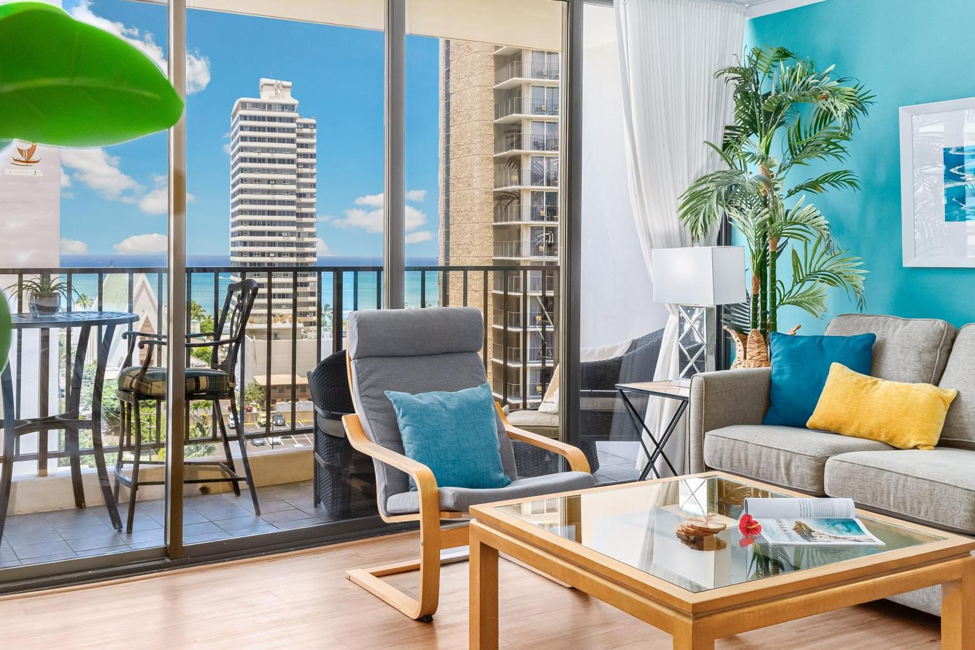 Apartment Waikiki Ocean View King Bed & Free Parking Honolulu