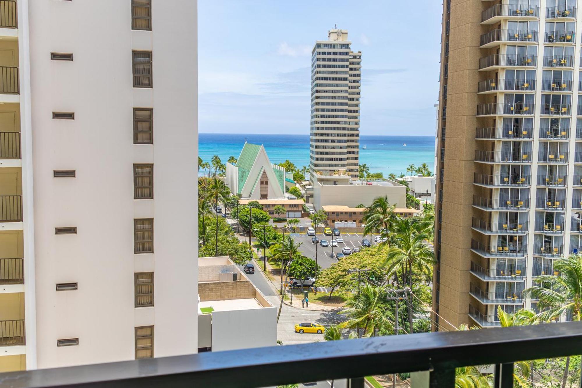Apartment Waikiki Ocean View King Bed & Free Parking *