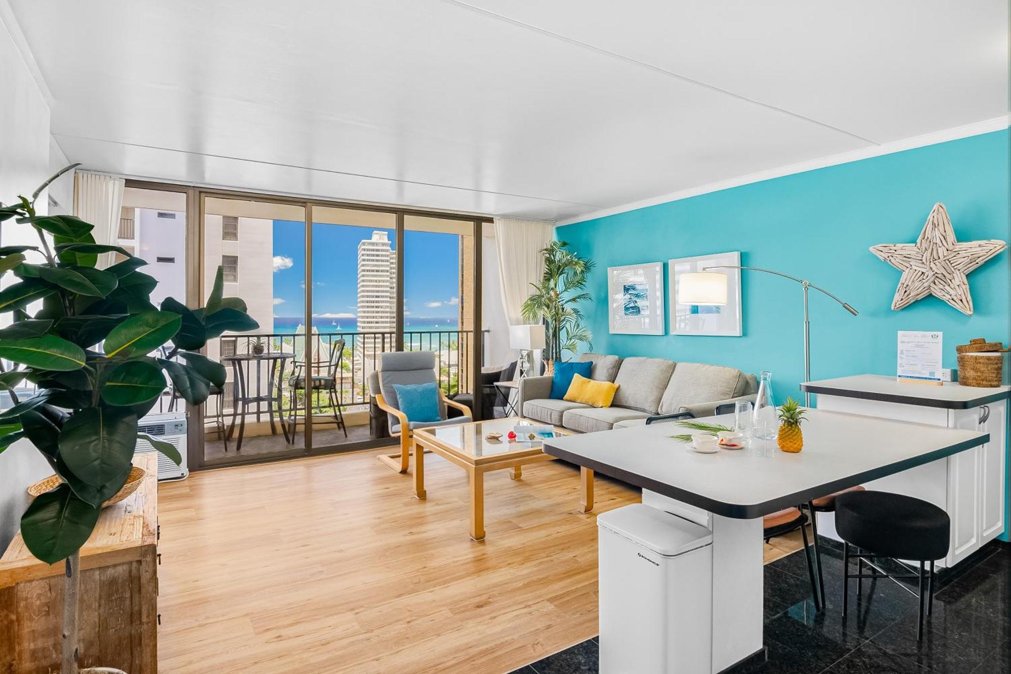 Apartment Waikiki Ocean View King Bed & Free Parking Honolulu