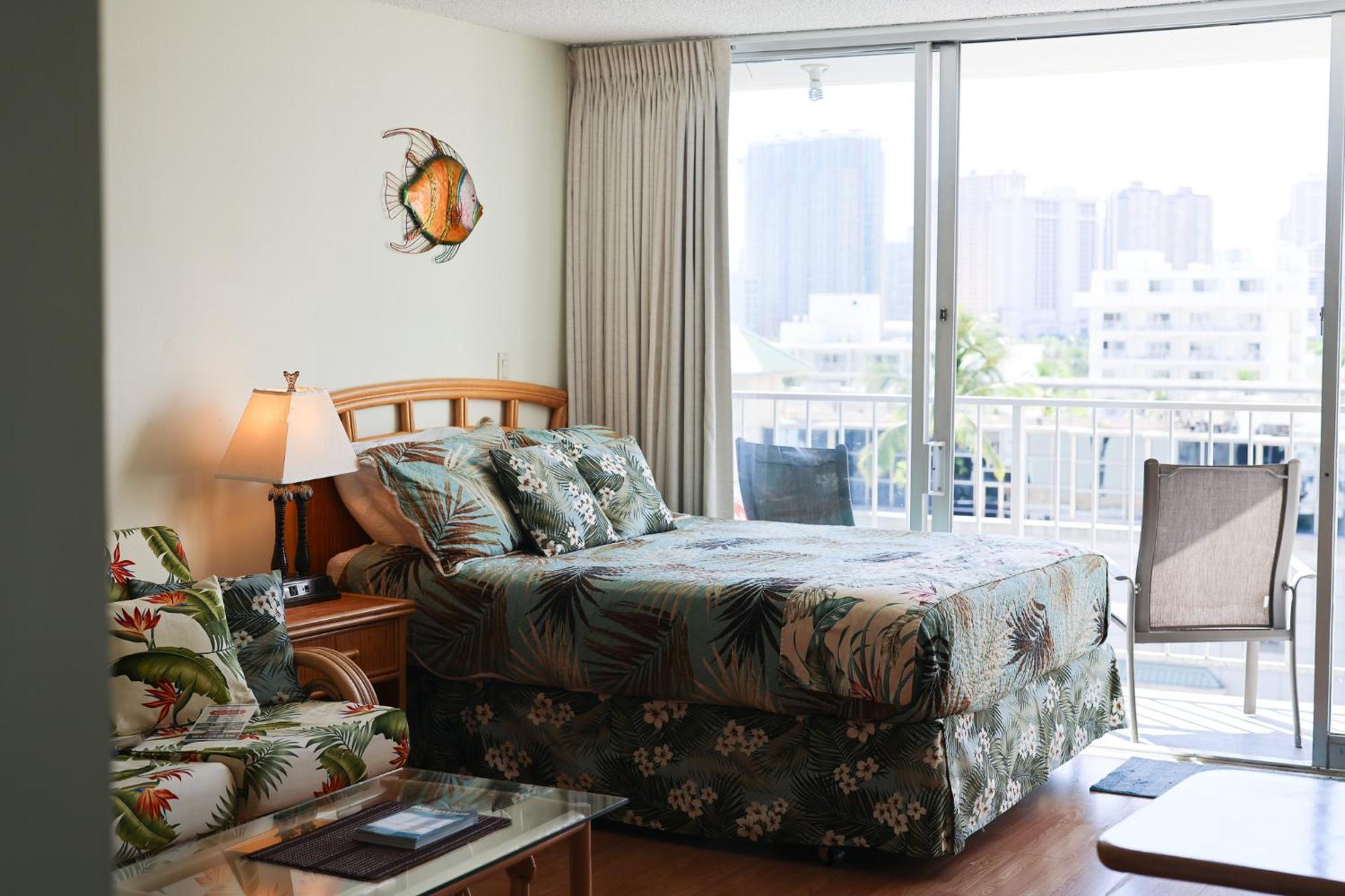 Tropical At Marine Surf Waikiki: Beachfront Oasis With Full Kitchen Apartment