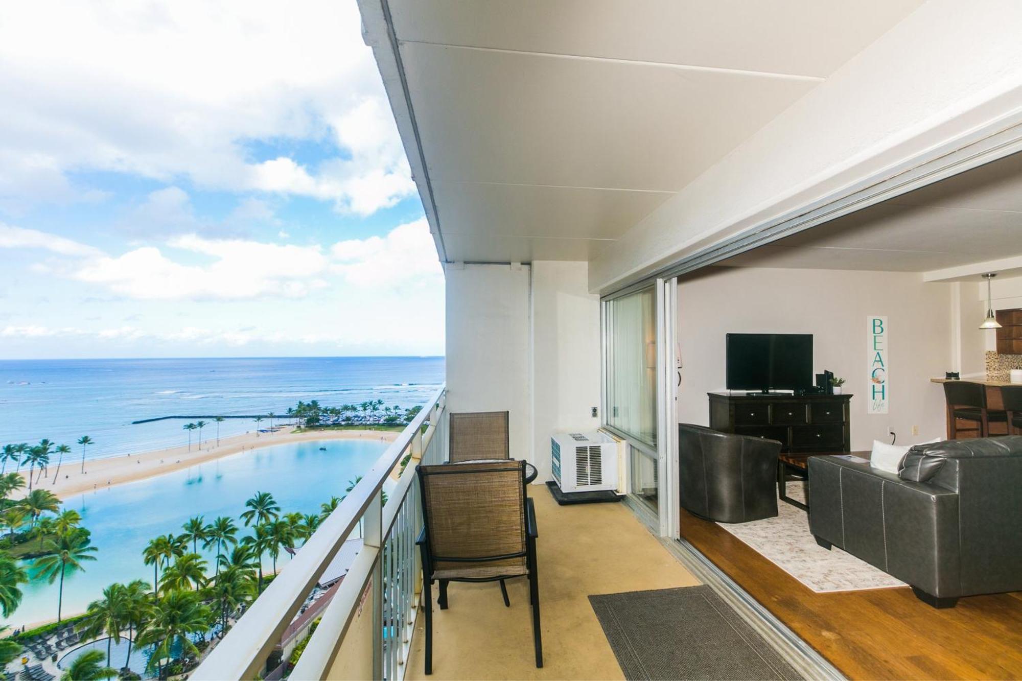 Ilikai Tower 1536 Lagoon View 1br Honolulu