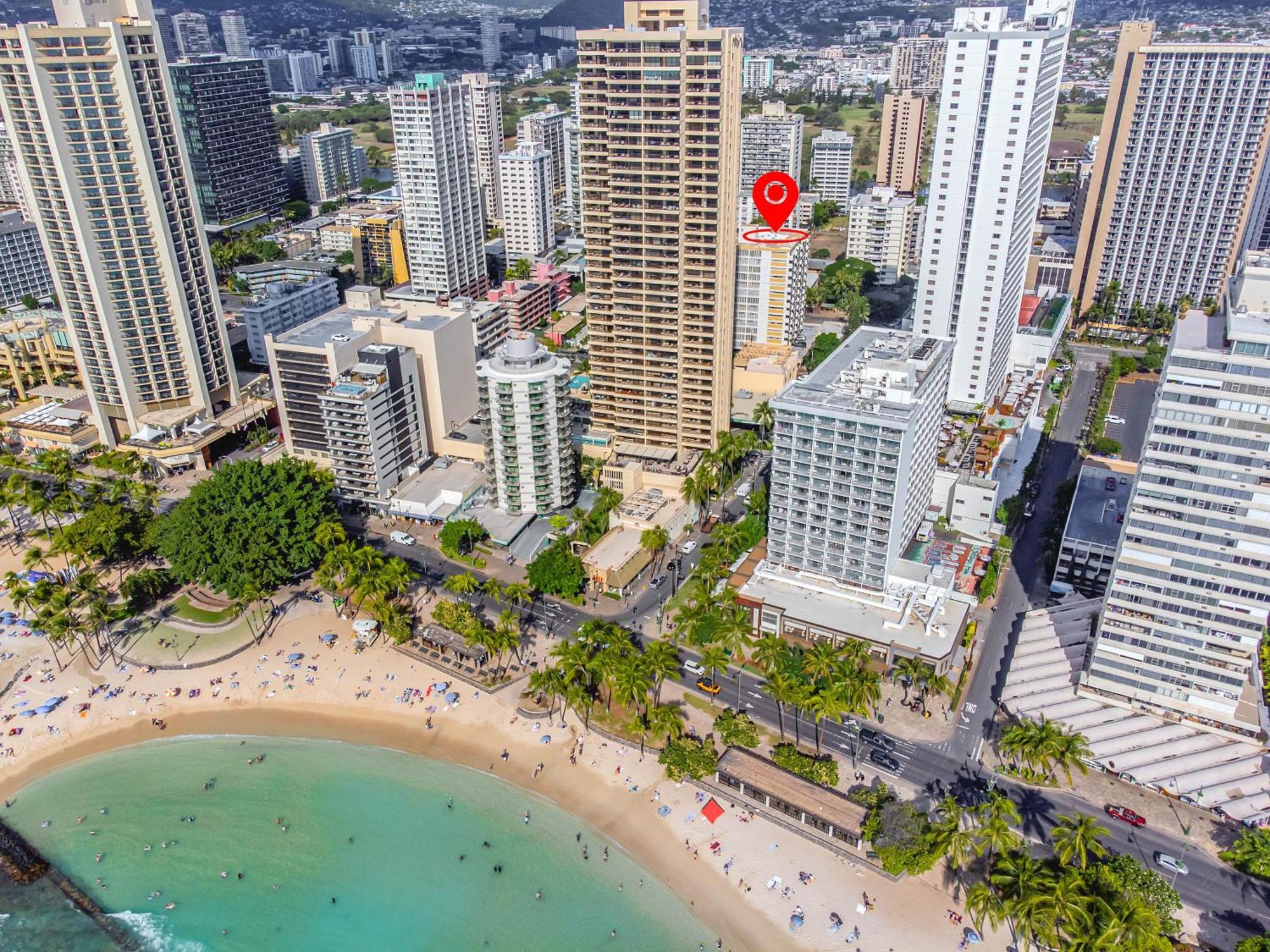 Kuhio At Waikiki 2br And 2ba Near With Parking Apartment Honolulu