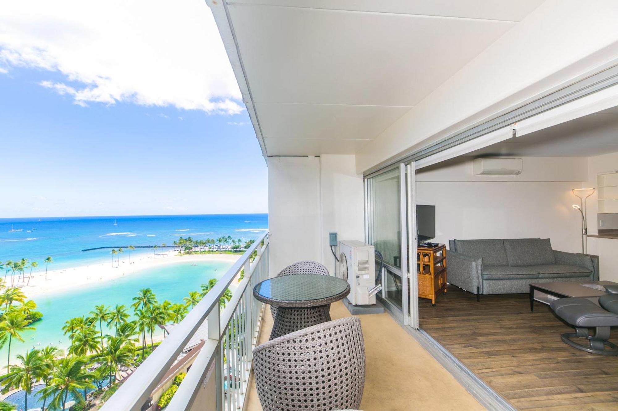 Apartment Ilikai Tower 1340 Lagoon View 1br Honolulu
