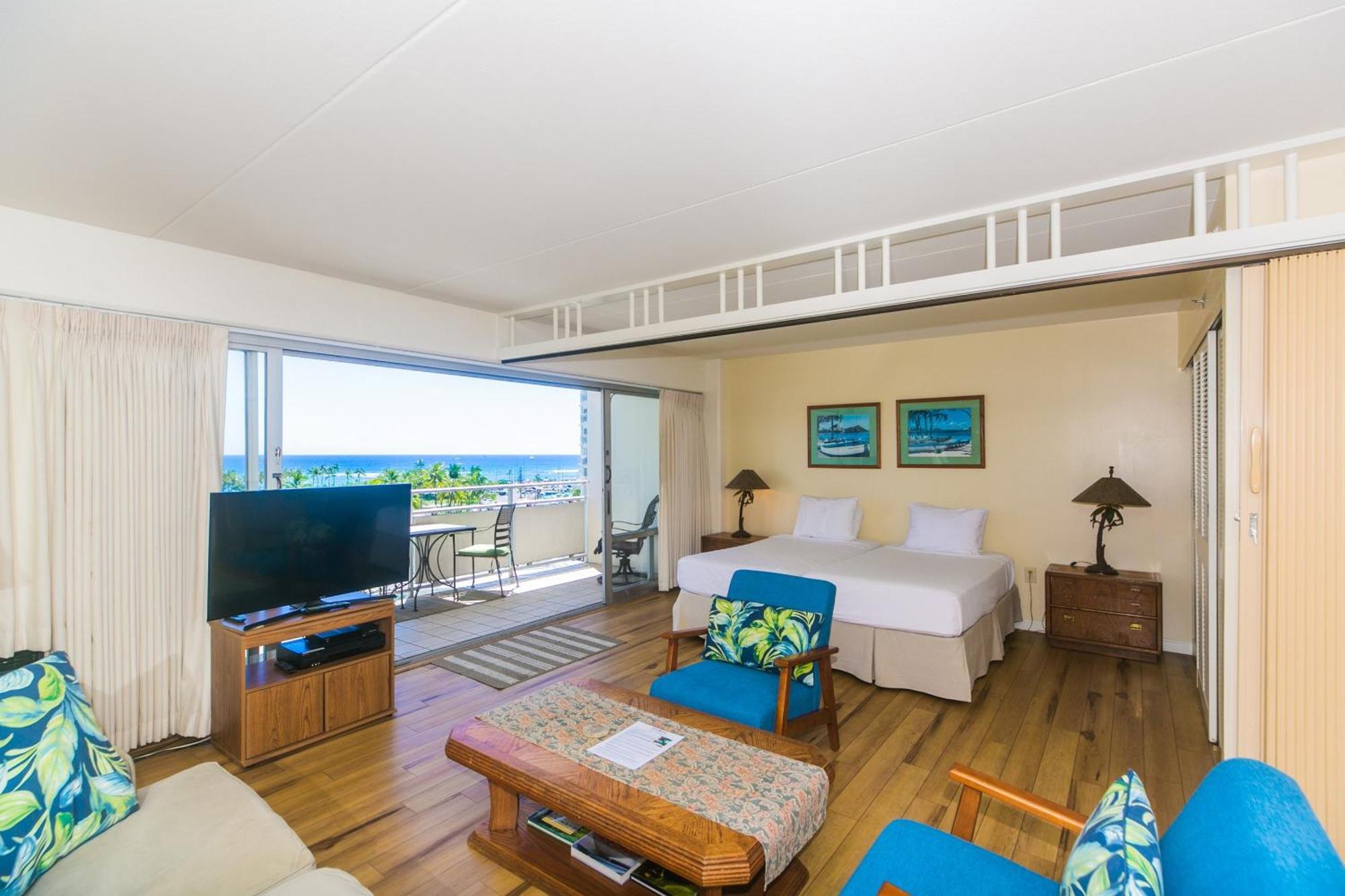 Ilikai Tower One Bedroom Lagoon View Waikiki With Lanai & Free Wifi Apartment Honolulu