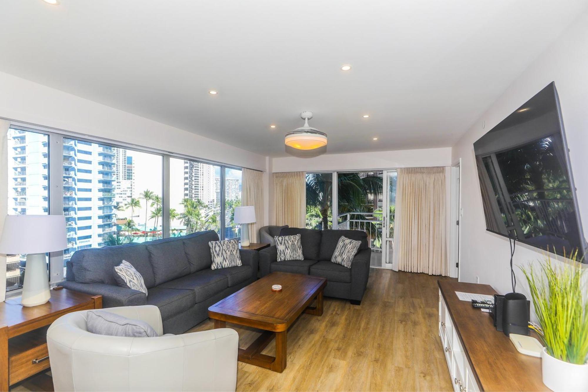 Fully Furnished Ilikai Tower 525 With Free Wifi, Near Waikiki Beaches! Apartment