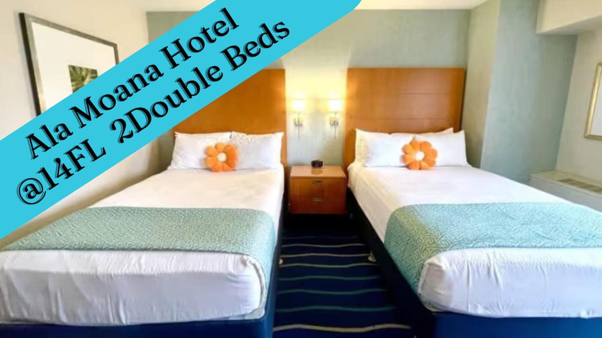 Ala Moana 14th Fl R1 2double Beds 4person Holiday home Honolulu