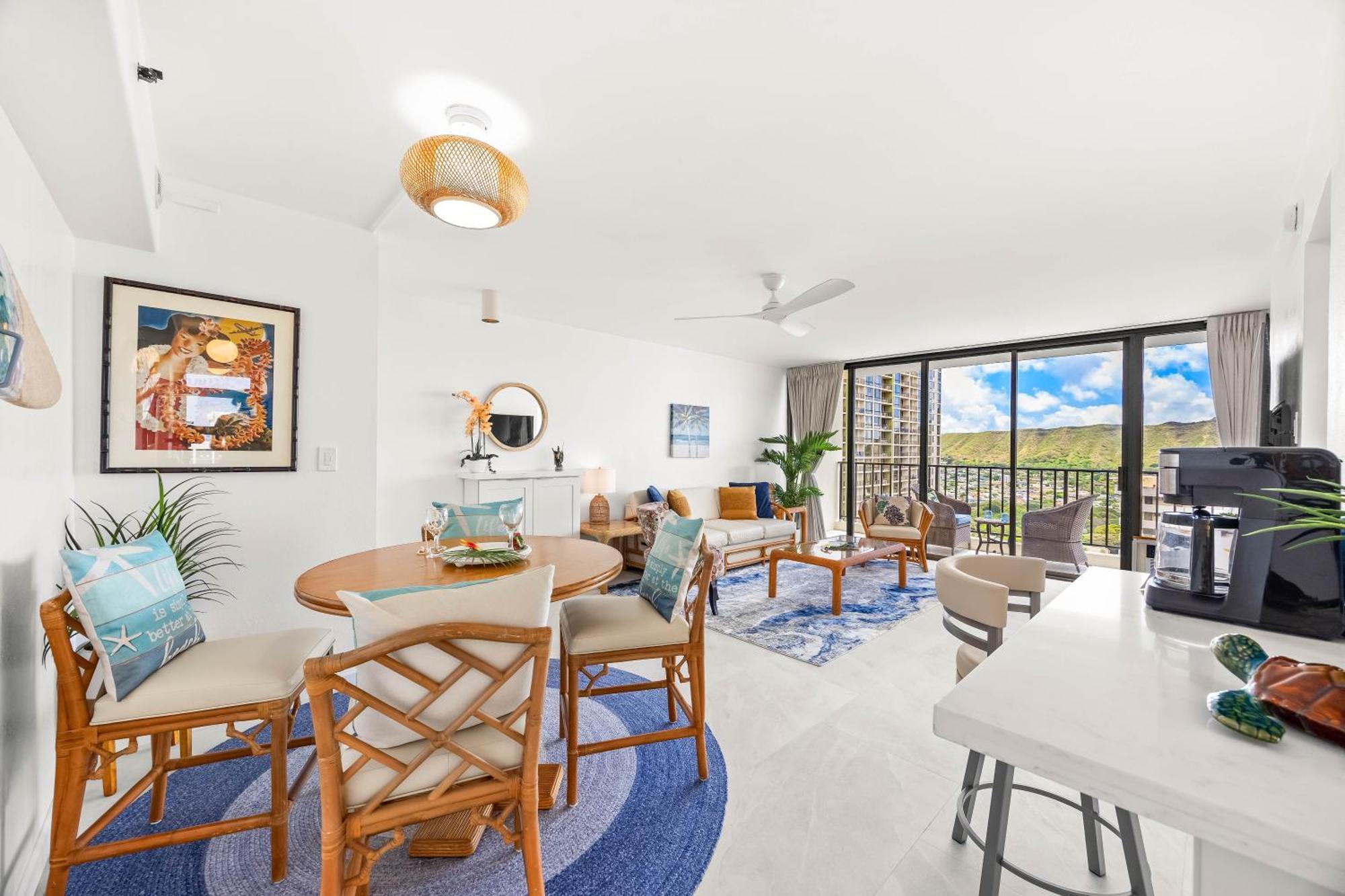 Beautiful 1br With King Bed, Ocean View, Fast Wi-fi & Free Parking * Honolulu
