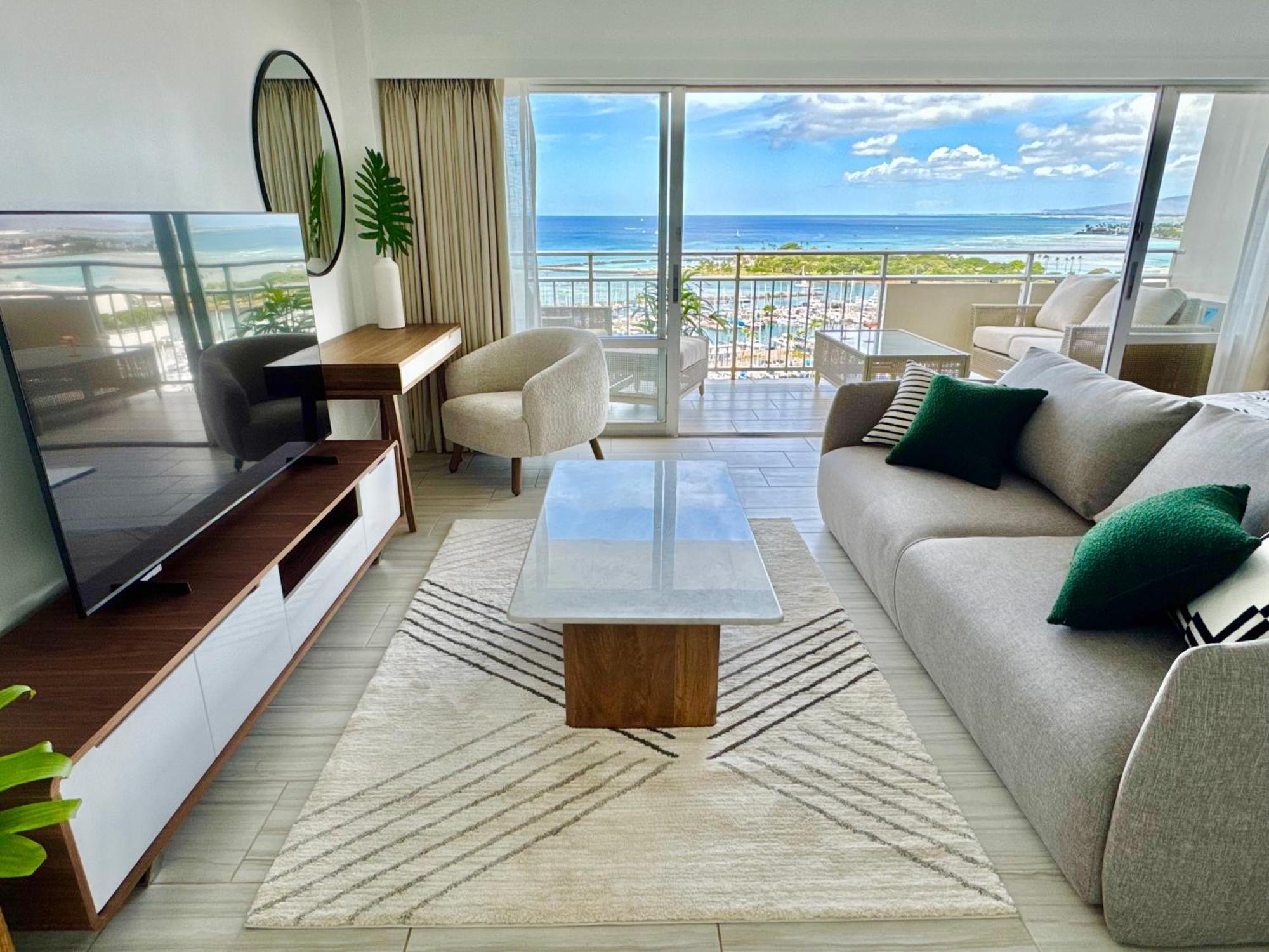 Panoramic Oceanview - Full Kitchen In Each Room, 2 Swimming Pools, Onsite Restaurants, Fireworks Every Friday Honolulu