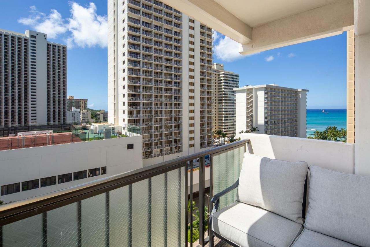 Apartment Ocean View From Lanais-2 Blocks To Waikiki Honolulu