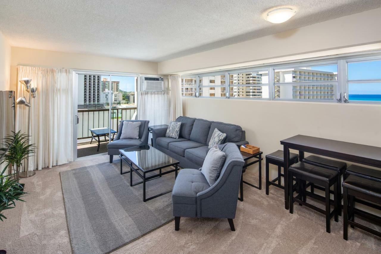 Apartment Ocean View From Lanais-2 Blocks To Waikiki *