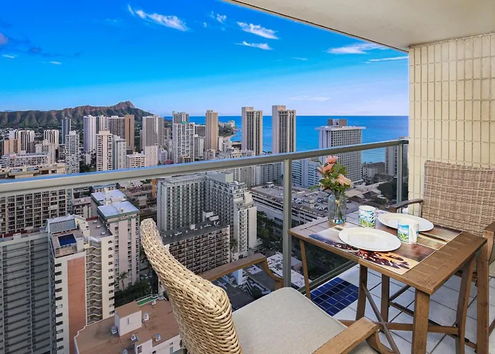 Stylish Studio With Great Ocean Views & Near Beach!