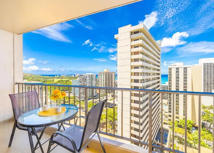 Great Ocean View At Waikiki Sunset With Parking