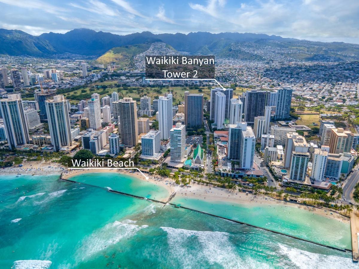 Stylish With Mountain Views In Waikiki Banyan! Apartment Honolulu