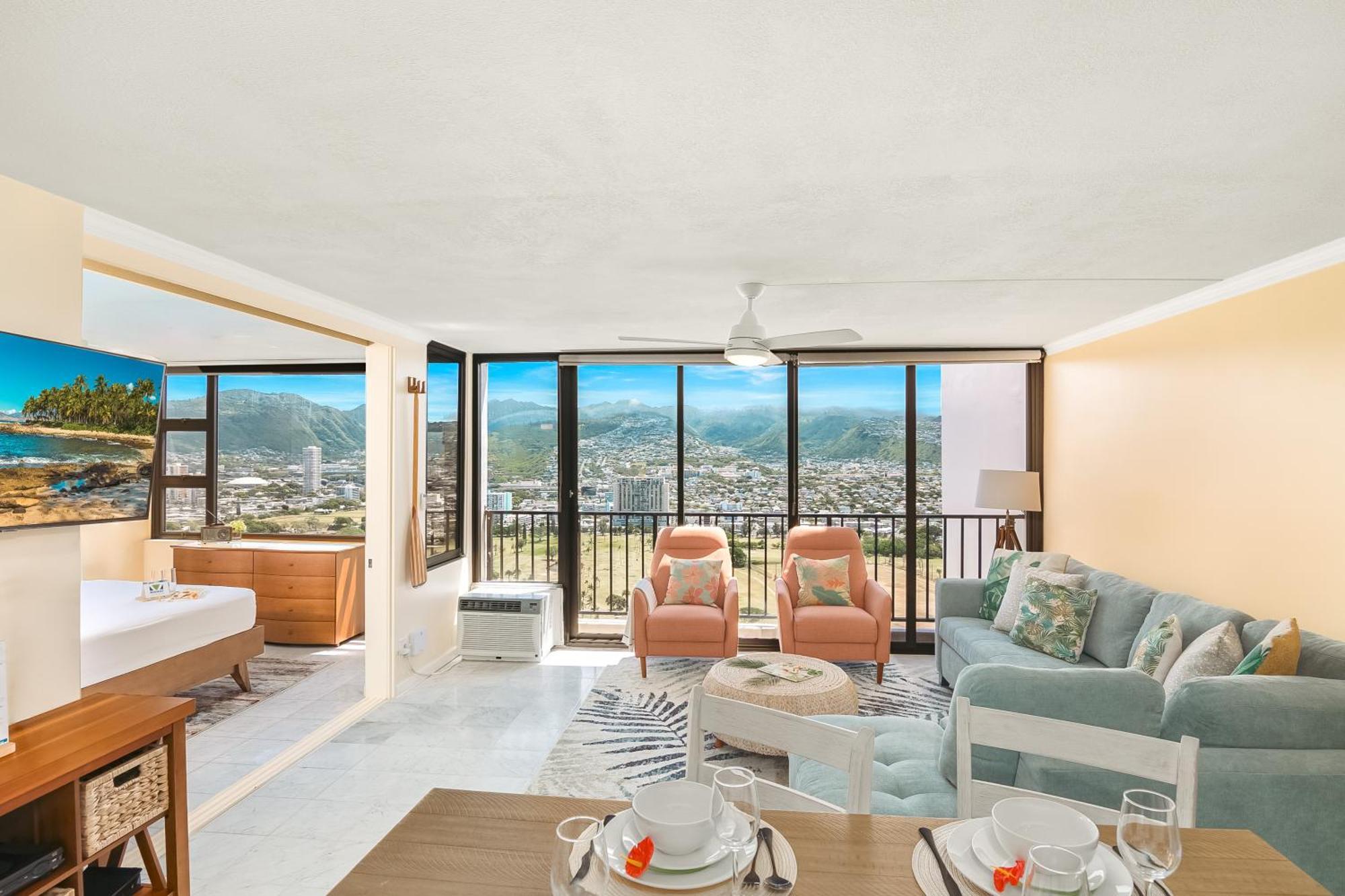 Stylish 1br With Mountain View & Free Parking! Apartment Honolulu