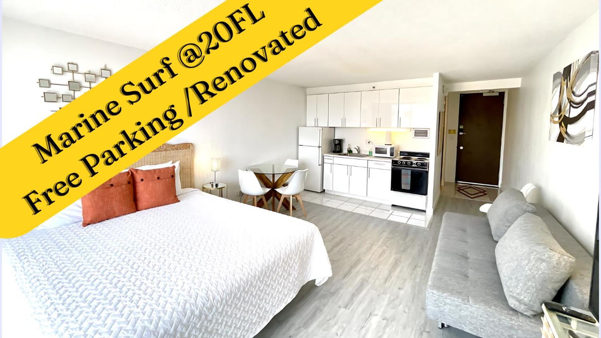 Marine Surf 20fl Free Parking Renovated - Cal King Aparthotel