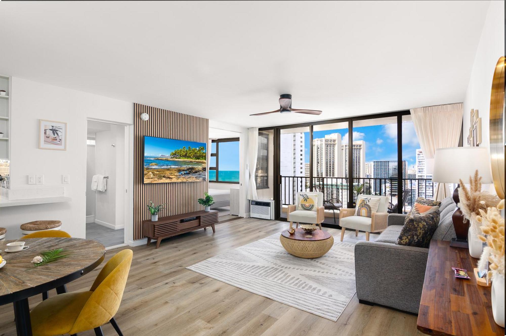 Waikiki Banyan Fabulous Ocean View With Free Parking Apartment *