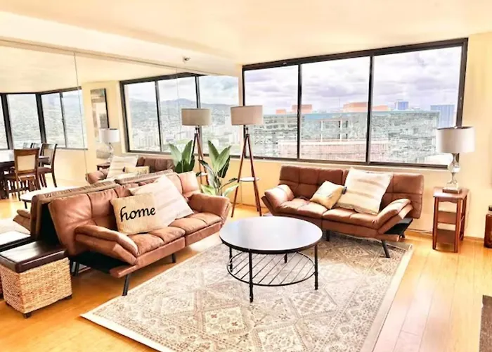 Penthouse Waikiki Panorama Ocean/Mountain Views