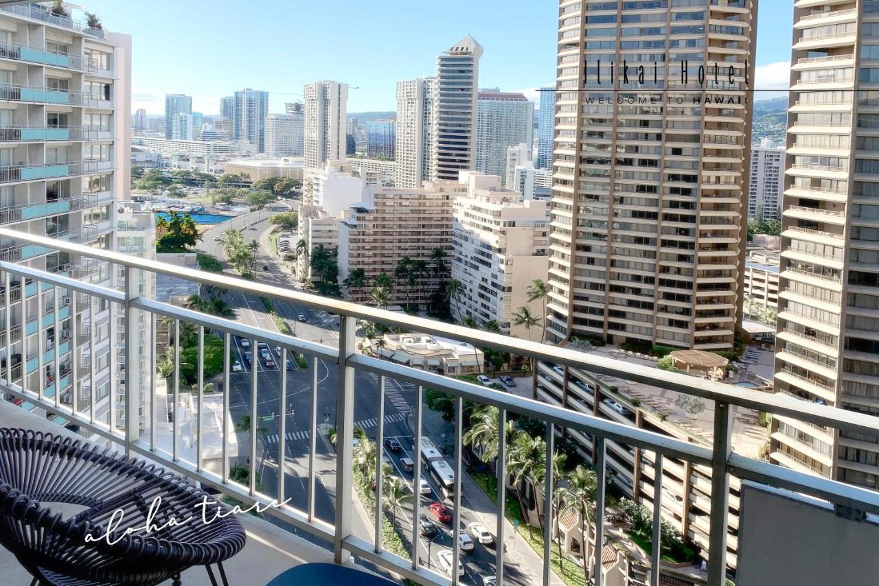 Free Parking Waikiki Luxury Ilikai Studio City View Apartment *