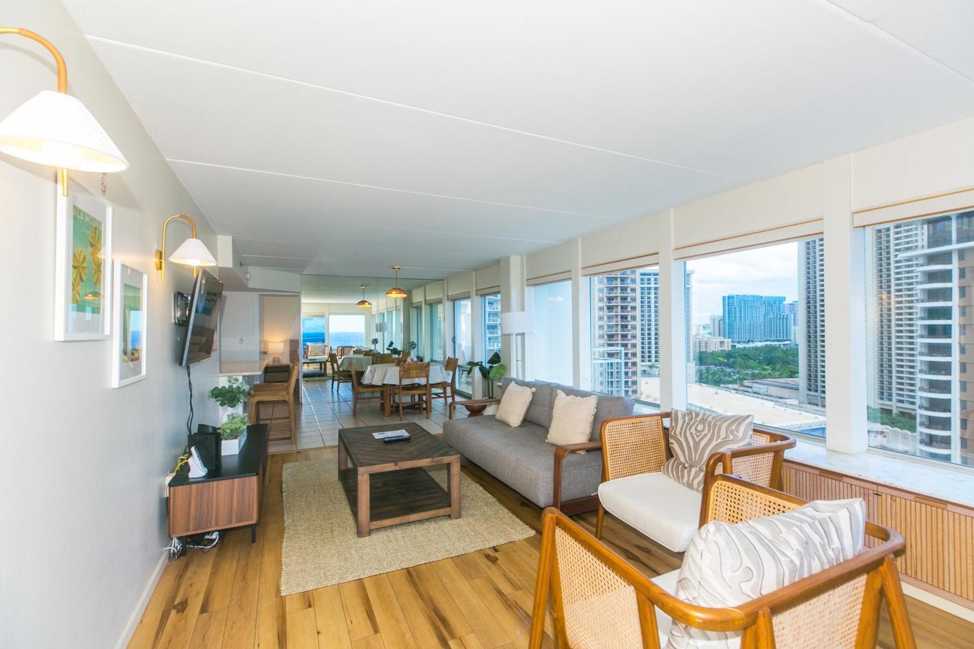 Ilikai Tower 1844 Yacht Harbor View 2br Apartment Honolulu